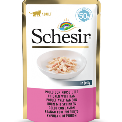 Schesir Gatto Pollo e Prosciutto 50gr Schesir Gatto Pollo e Prosciutto 50gr